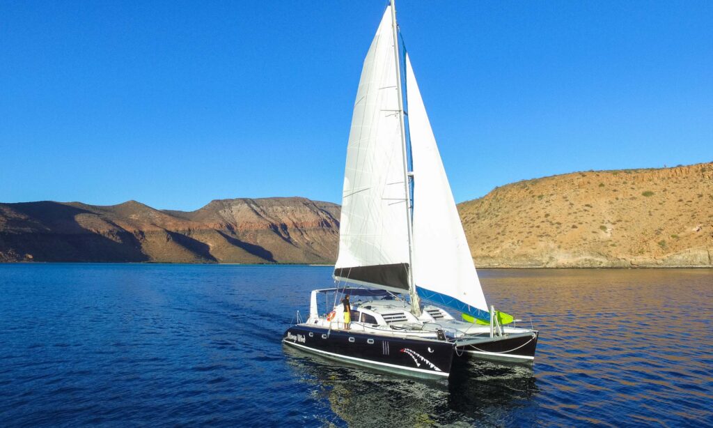 Baja Expeditions sailing catamaran Mango Wind